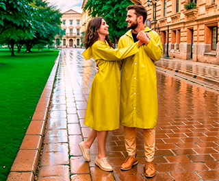 Дождь прогулке не помеха!