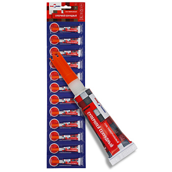 Супер-клей гель, 3 гр, 12 шт/уп., А.Д.М.