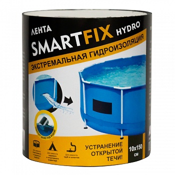 Лента гидроизоляционная W-con SmartFix HYDRO 10*150см, черная