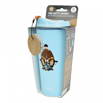 Термокружка "The Witty Series" Вечность, 350 мл, голубая, кк3031