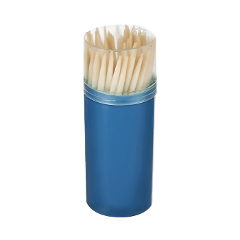 Бамбуковые зубочистки 60 шт в баночке