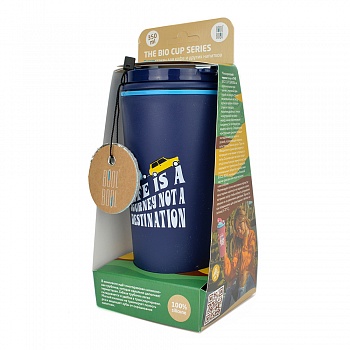 Термокружка "The Bio Cup Series", 350 мл, синяя, кк3103