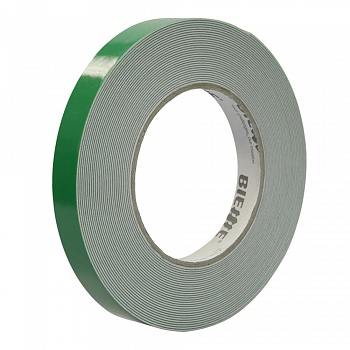 Двусторонняя зеркальная лента, акриловый клей, 19мм * 10м, белая, BiesSse