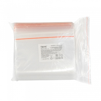 Пакеты с защелкой ПВД, 120*170 мм, 55-65 мкм, 100 шт/уп., Masterbag